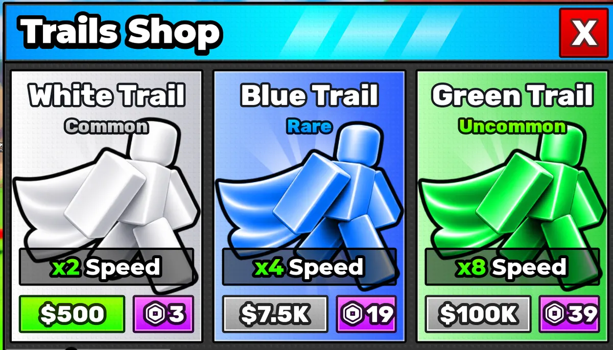 Early Trails Shop tiers in Break and Steal an Egg